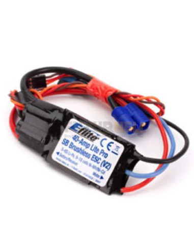 EFLA1040LB Controleur Brushless 40A lite pro switch Bec E-flite