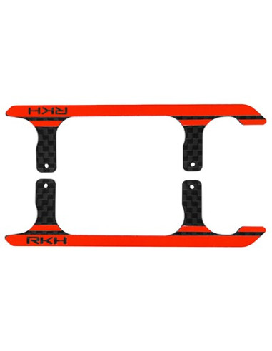 Skis de patin noir rouge blade 180CFX Rakonheli