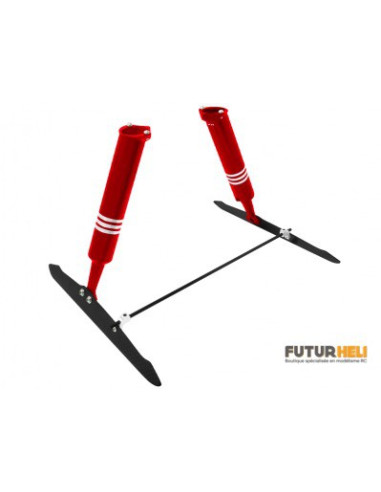 Patin haut rouge Blade 350QX 2/3/ Option rakonheli