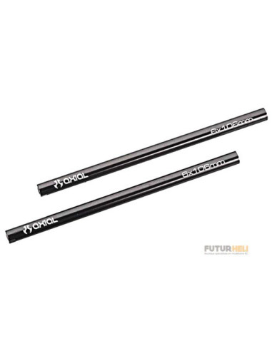 Axial AX30516 Tube Aluminium taraudé 6x106 m grey (x2) Axial