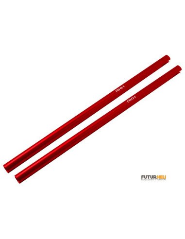 Tube de queue rouge (x2) blade 200S Option rakonheli