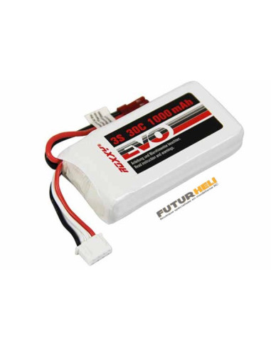 Lipo 1000 MAH 3S 11,1v 30C prise Bec JST