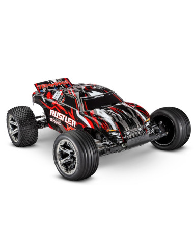 Traxxas Rustler brushless 4x2 1/10eme + radio ref TRX37076-4 plus de115km/h