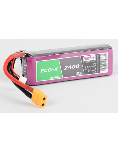 Batterie lipo Hacker 2400 3S Prise XT60