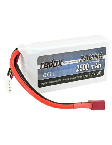 Batterie lipo 2500 MAh 3s 11,1v 30c prise dean T