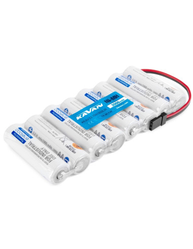 Pack batterie TX 2000 MAH 9.6v 8 piles prise JR