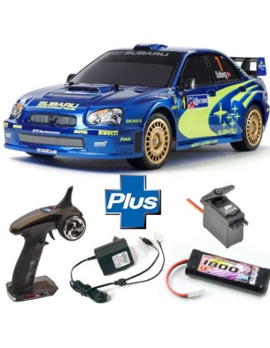 Subaru Tamiya Super combo complet avec radio et électronique