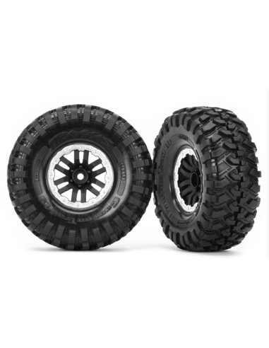 Traxxas 8272X roues 1.9T montées collées (x2) TRX-4