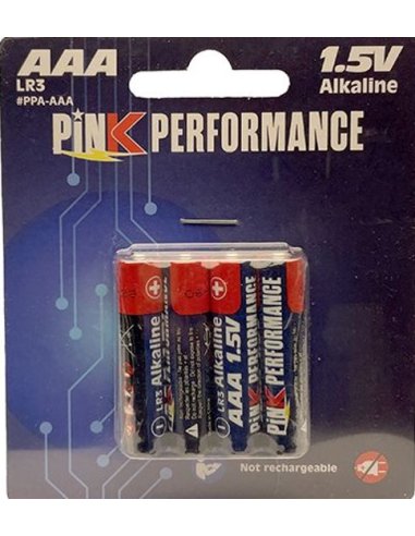 Piles AAA R3 livré x4 de la marque Pink Performance