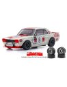 Mini-Z Autoscale Skyline 2000GT-R Racing 2 rouge + roues RWD 1972