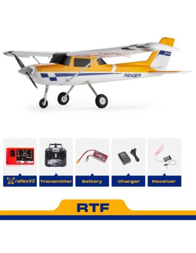 FMS Ranger 1220mm Jaune + Radio complet RTF